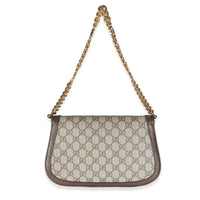 Beige GG Supreme Canvas Blondie Shoulder Bag