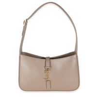 Taupe Smooth Calfskin Le 5 A 7 Hobo