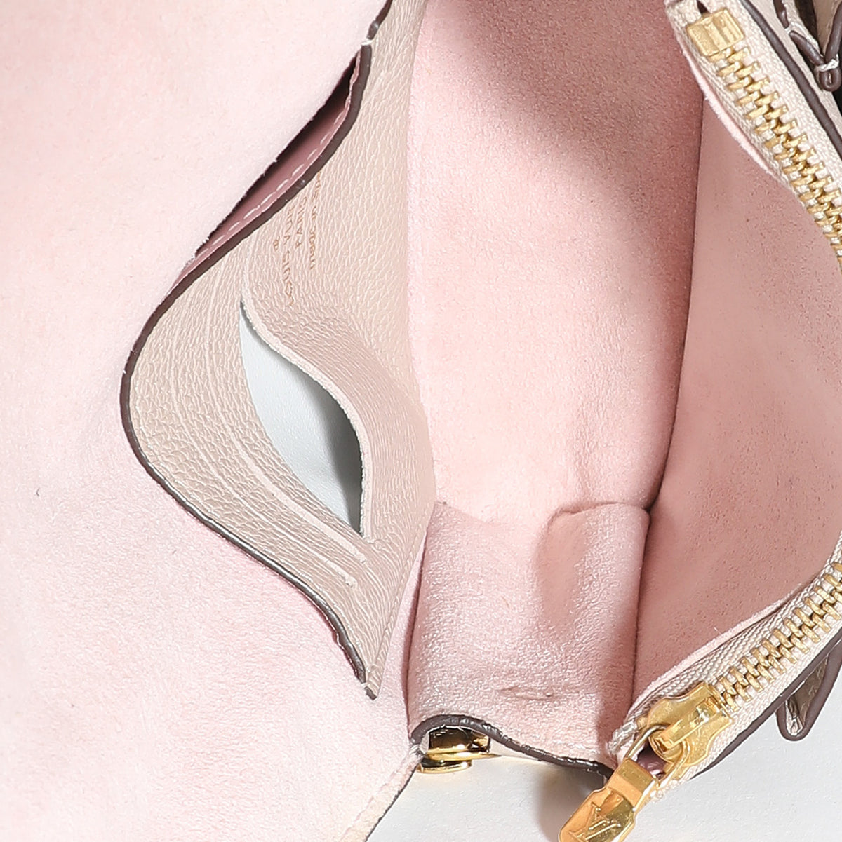 Louis Vuitton Greige Calfskin Mini MyLockMe Chain Pochette