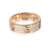 Love Ring, Diamond Paved (Rose Gold)