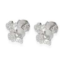 Paper Flowers Earrings in  Platinum 0.76 CTW