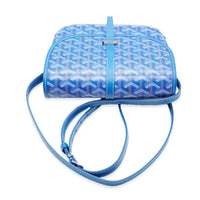 Blue Goyardine Canvas Belvedere PM