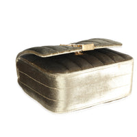 Olive Velvet Small Vicky Chain Bag