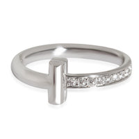 Tiffany T1 Ring in 18K White Gold  0.08 Ctw