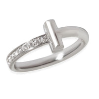 Tiffany T1 Ring in 18K White Gold  0.08 Ctw