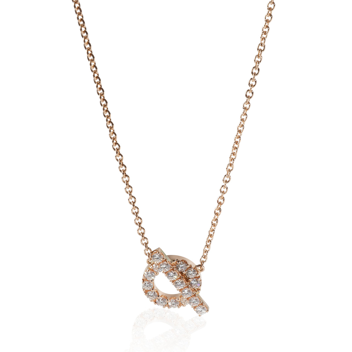 Finesse Pendant in 18k Rose Gold 0.46 CTW