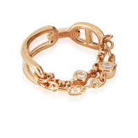 Hermès Rose Gold  Chaine d'ancre Ring sv