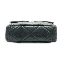 Black Quilted Lambskin Medium Chanel 19 Flap Bag