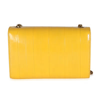 Mimosa Yellow Eel Skin Small Kate Chain Bag