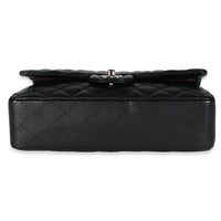 Black Quilted Lambskin Medium Classic Double Flap Bag