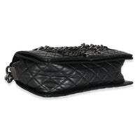 Chanel Black Lambskin Medium Enchained Boy Bag Handbag av