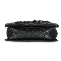 Chanel Black Lambskin Medium Enchained Boy Bag Handbag box