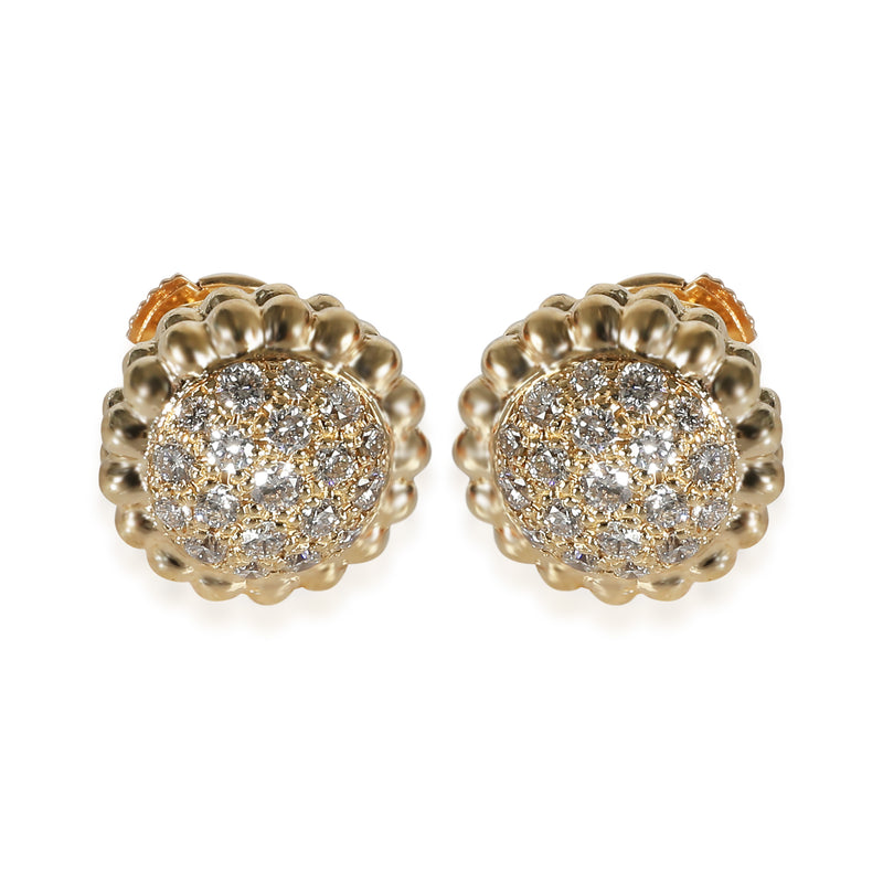 Perlee Earrings in 18k Yellow Gold 0.69 CTW