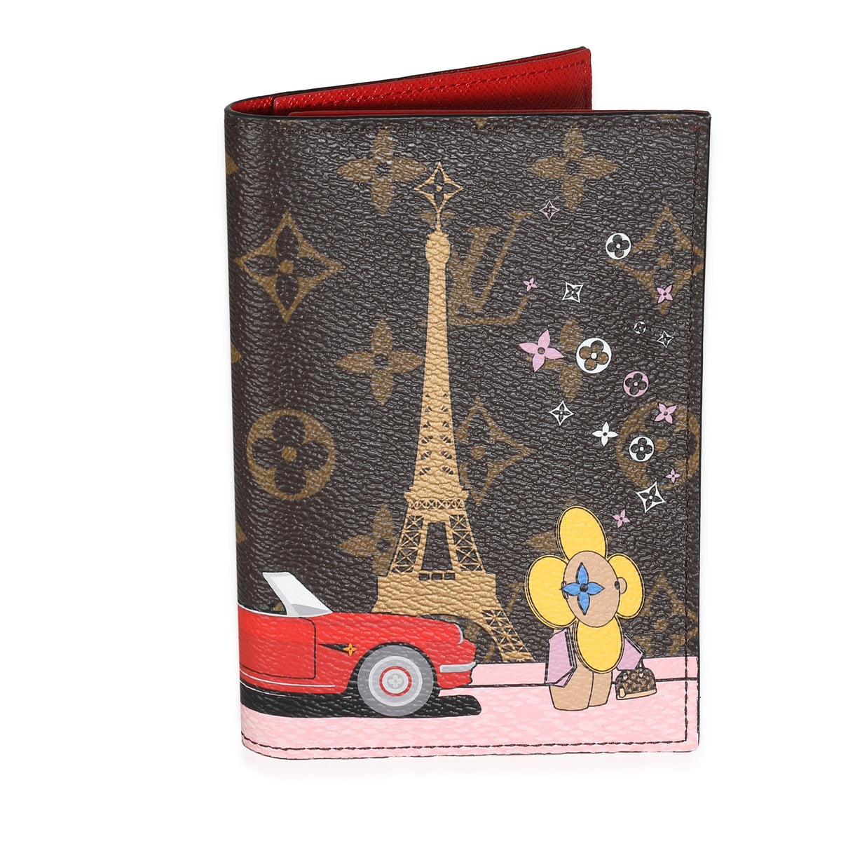 Rouge Monogram Canvas 2019 Christmas Animation Passport Cover