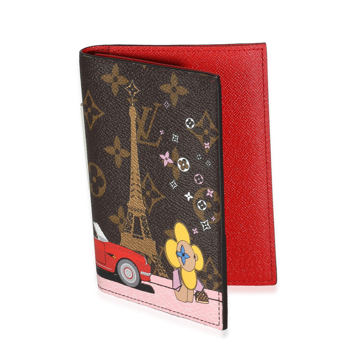 Rouge Monogram Canvas 2019 Christmas Animation Passport Cover