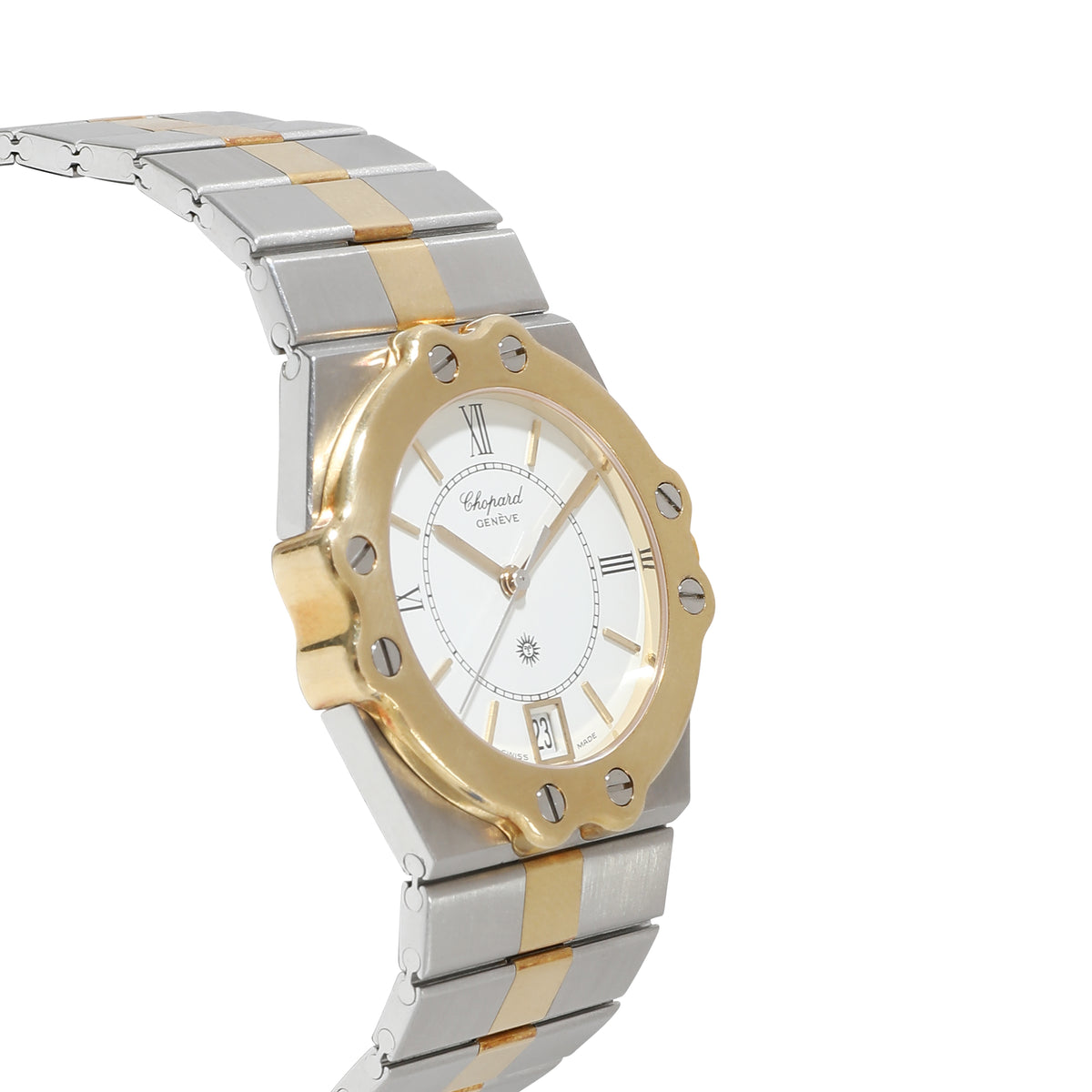 St. Moritz 8023 Unisex Watch in 18kt Stainless Steel/Yellow Gold