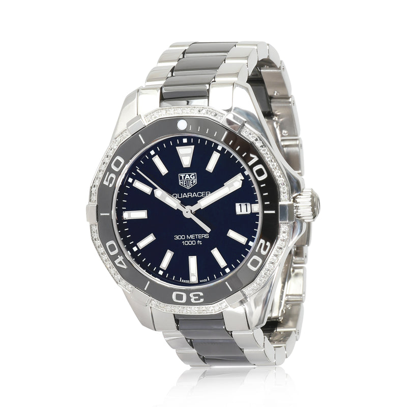 Aquaracer WAY131G.BA0913 Unisex Watch in  Stainless Steel/Ceramic