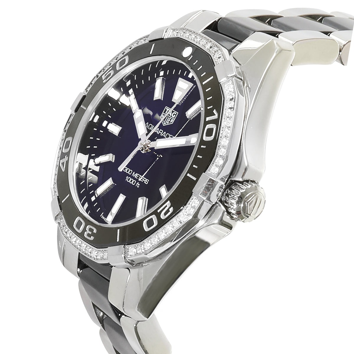 Aquaracer WAY131G.BA0913 Unisex Watch in  Stainless Steel/Ceramic