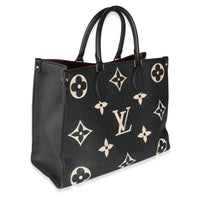 Black Beige Monogram Giant Empreinte Onthego MM