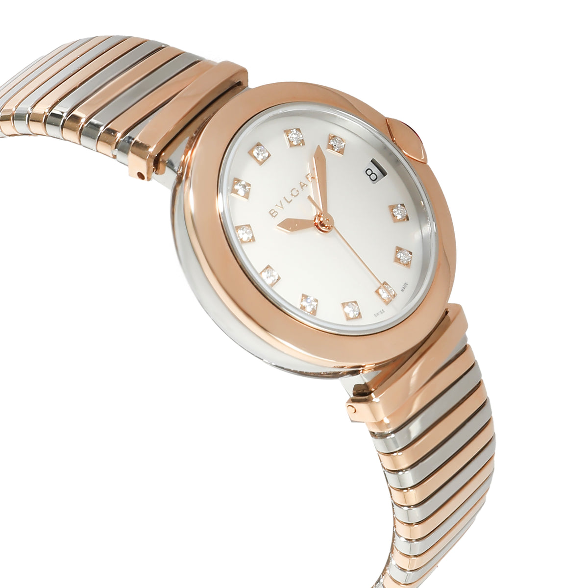 Lvcea Tubogas 102954 Unisex Watch in 18kt Stainless Steel/Rose Gold