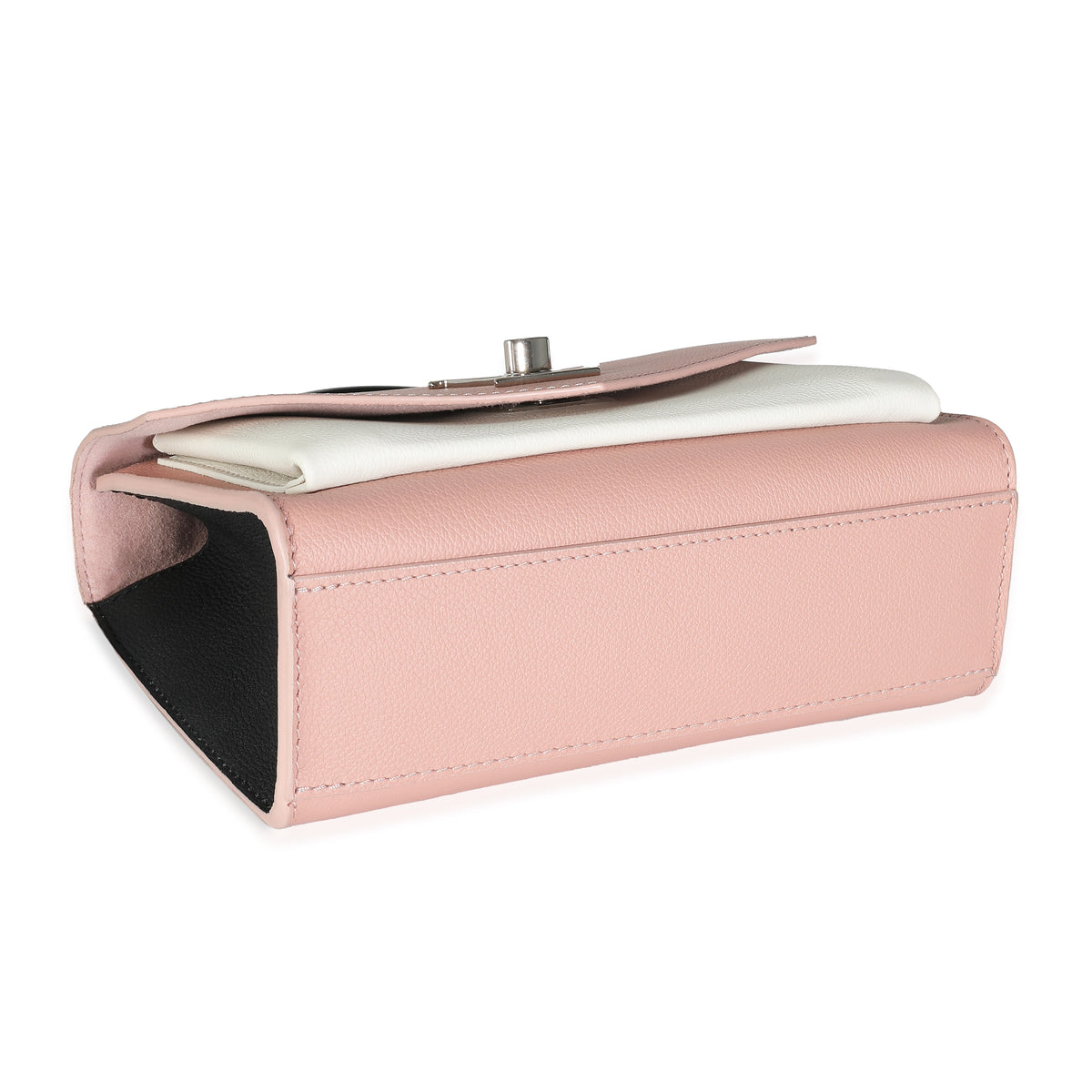 Pink Cream Tricolour Soft Calfskin MyLockme BB