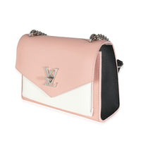 Pink Cream Tricolour Soft Calfskin MyLockme BB