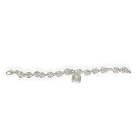 Q Lock Charm Bracelet in  Sterling Silver