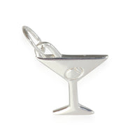 Martini Charms in  Sterling Silver