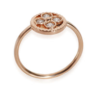 Sum Blossom Ring With Diamonds in 18KT Rose Gold 0.20 CTW