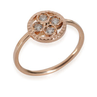 Sum Blossom Ring With Diamonds in 18KT Rose Gold 0.20 CTW