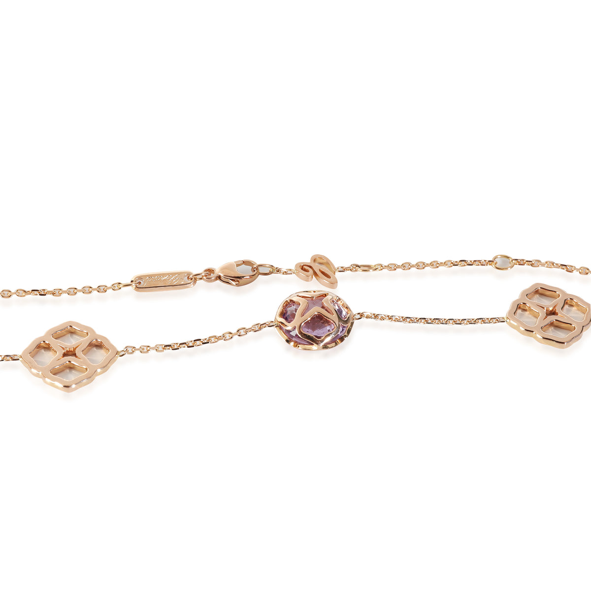 Imperiale Amethyst Necklace in 18k Rose Gold