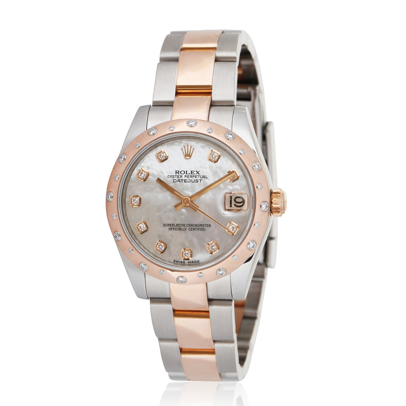 Datejust 178341 Unisex Watch in 18kt Stainless Steel/Rose Gold