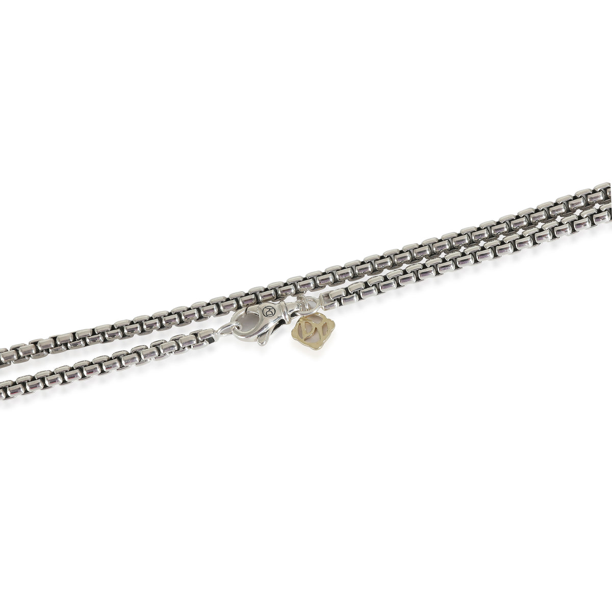 Chain Collection Fashion Necklace in 14k Yellow Gold/Sterling Silve