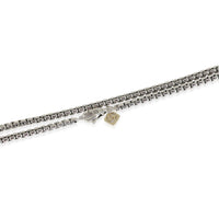 Chain Collection Fashion Necklace in 14k Yellow Gold/Sterling Silve