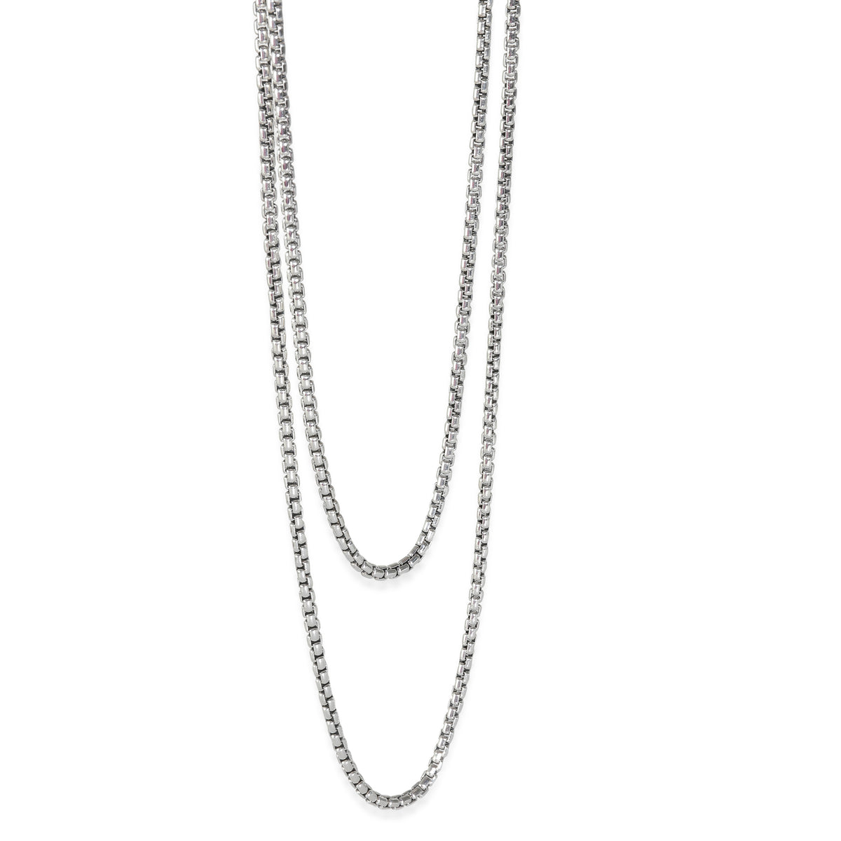 Chain Collection Fashion Necklace in 14k Yellow Gold/Sterling Silve