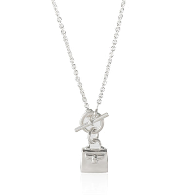 Hermes Amulettes Kelly Pendant in Sterling Silver