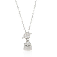 Hermes Amulettes Kelly Pendant in Sterling Silver