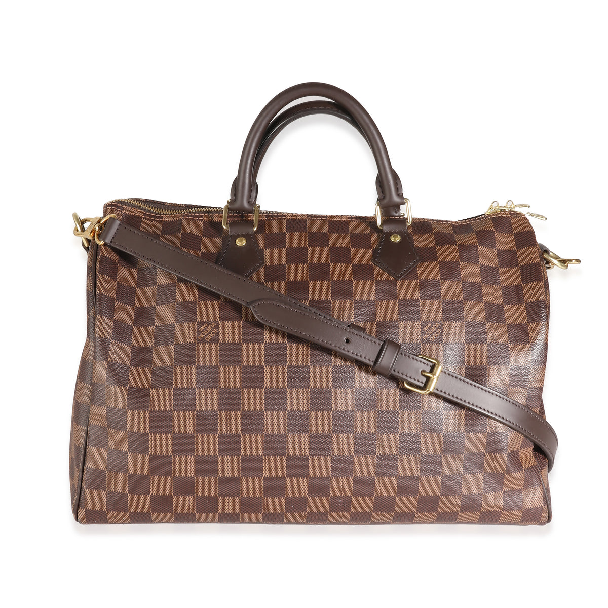 Damier Ebene Canvas Speedy Bandouliere 35