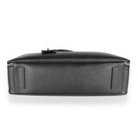 Black Saffiano Leather Briefcase