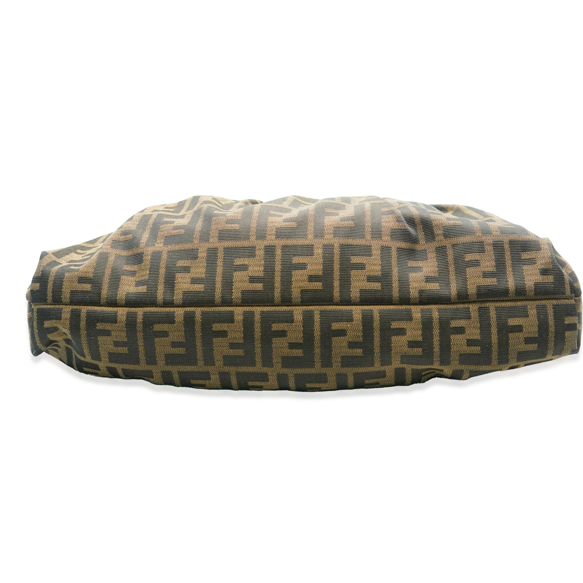 Fendi Tobacco Canvas Zucca Chef Tote Handbag stamp