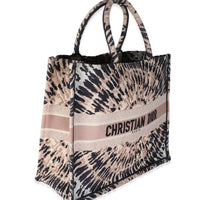 Pink Multicolor Tie Dye Large Book Tote