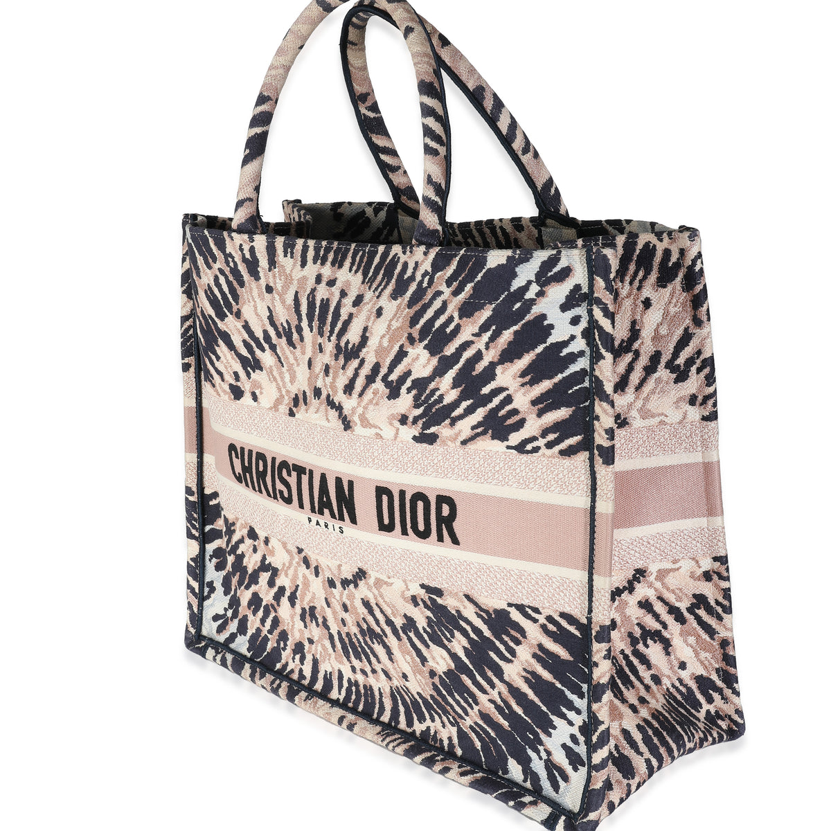 Pink Multicolor Tie Dye Large Book Tote