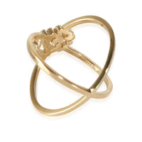 Running GG Diamond Ring in 18k Yellow Gold 0.07 CTW