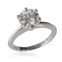 Diamond Engagement Ring in Platinum H VS1 1.79 CTW