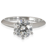 Diamond Engagement Ring in Platinum H VS1 1.79 CTW