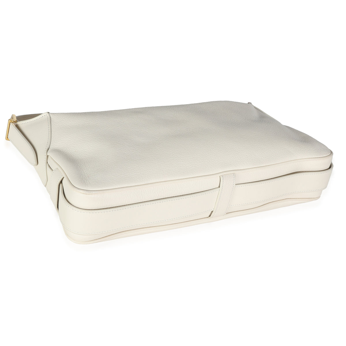 White Supple Calfskin Medium Romy