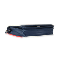 Chanel Red Blue White Lambskin Patchwork CC Flap Bag Handbag bv