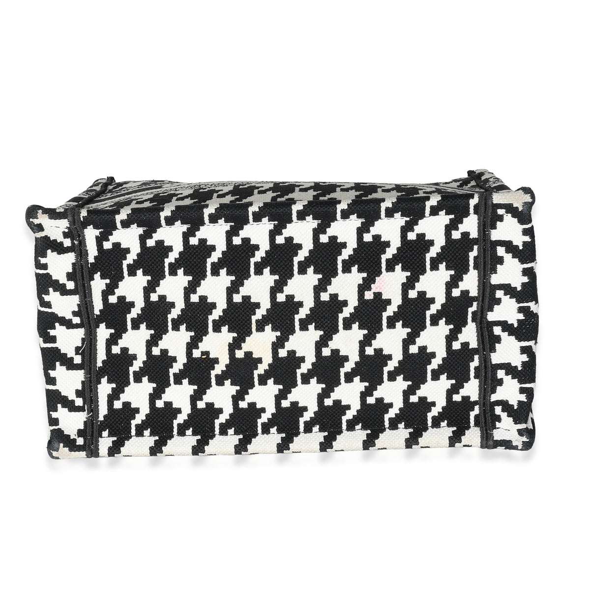 Black White Houndstooth Small Book Tote