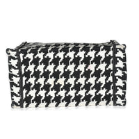 Black White Houndstooth Small Book Tote