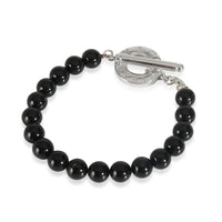 Onyx Bracelet in Sterling Silver